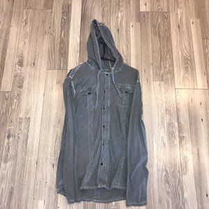 DKNY Button Down Light Hoodie
